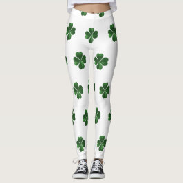 Green Kleeblatts St. Patrick's Day Leggings