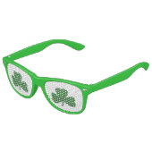 Green Kleeblatts St. Patrick's Day Sonnenbrille (Schrägansicht)