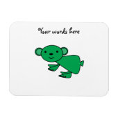 Green koala magnet (Horizontal)