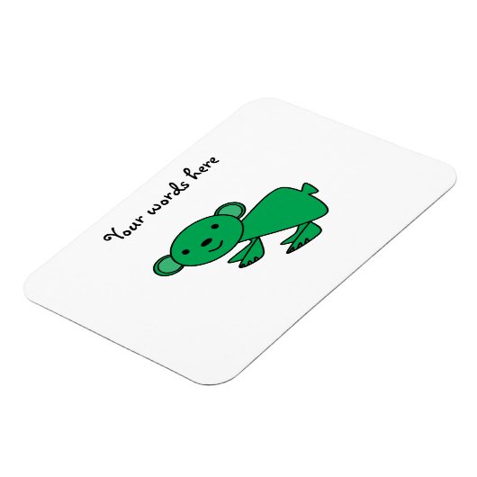Green koala magnet (Linke Seite)