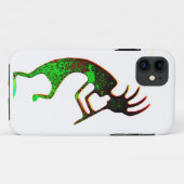 Green Kokopelli-Fall Case-Mate iPhone Hülle (Rückseite (Horizontal))