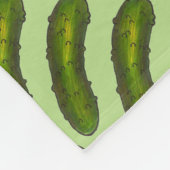 Green Kosher Dill Pickle Sour Pickles Feinschmecke Fleecedecke (Ecke)