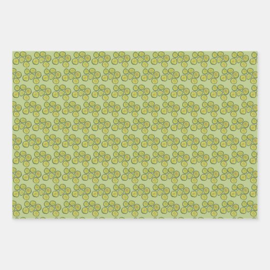 Green Kosher Dill Pickles Pickle Chips Fried Geschenkpapier Set (Vorderseite)