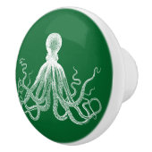 Green Kraken Octopus Keramikknauf (Rechts)