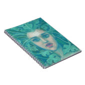 Green Lady / Forest Queen, Fantasy Art Notizblock (Rechte Seite)