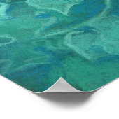 Green Lady / Forest Queen, Fantasy Art Poster (Ecke)