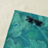 Green Lady, Forest Queen, Pastells, Fantasy Art Strandtuch (Beispiel)