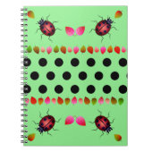 Green Lady Käfer Notizblock (Vorderseite)