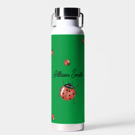 Green Ladybug für Schule Trinkflasche