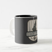 Green Lake Loop - Michigan Zweifarbige Tasse (Vorderseite Links)