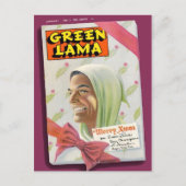 Green Lama 7 Postkarte (Vorderseite)