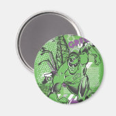 Green Lantern - Absurdes Collage Poster Magnet (Vorderseite/Rückseite)