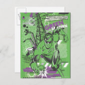Green Lantern - Absurdes Collage Poster Postkarte (Vorne/Hinten)