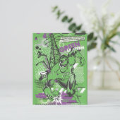 Green Lantern - Absurdes Collage Poster Postkarte (Stehend Vorderseite)