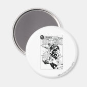 Green Lantern - Action Comic Cover, Black and Whit Magnet (Vorderseite/Rückseite)