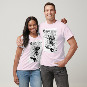 Green Lantern - Action Comic Cover, Black and Whit T-Shirt