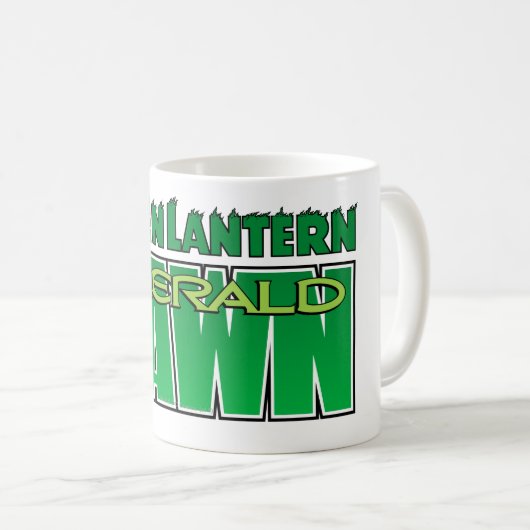 Green Lantern - Emerald Dawn Logo Kaffeetasse (VorderseiteRechts)