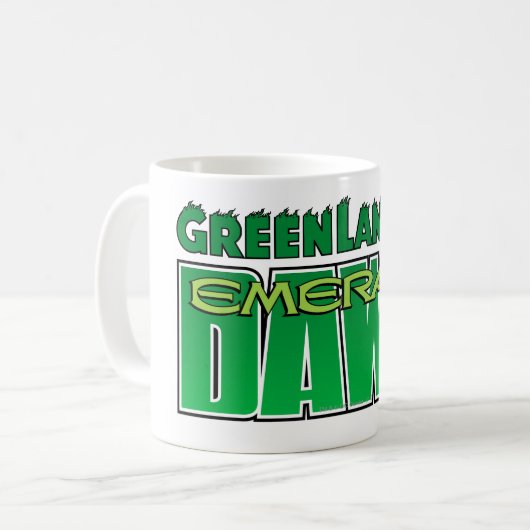 Green Lantern - Emerald Dawn Logo Kaffeetasse (Vorderseite Links)
