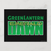 Green Lantern - Emerald Dawn Logo Postkarte (Vorderseite)