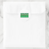Green Lantern - Emerald Dawn Logo Runder Aufkleber (Tasche)
