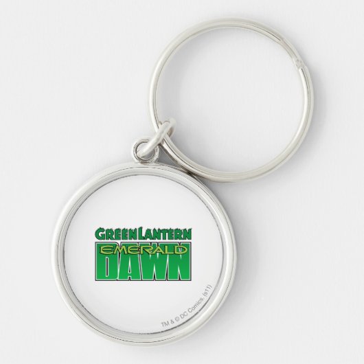 Green Lantern - Emerald Dawn Logo Schlüsselanhänger (Vorne)