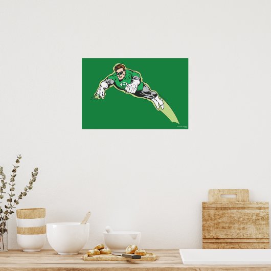 Green Lantern Energy Beam Poster (Küche)