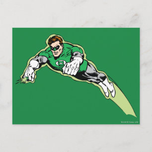 Green Lantern Energy Beam Postkarte