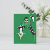 Green Lantern Fight Postkarte (Stehend Vorderseite)