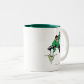 Green Lantern Fight Zweifarbige Tasse (VorderseiteRechts)