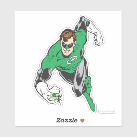 Green Lantern Fly Forward Aufkleber (Blatt)