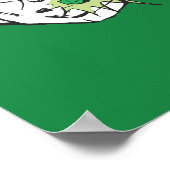 Green Lantern Fly Forward Poster (Ecke)