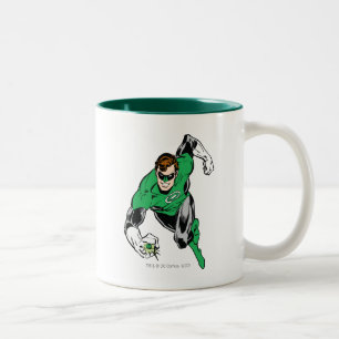 Green Lantern Fly Forward Zweifarbige Tasse