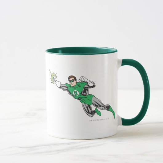 Green Lantern Fly Verlassen 2 Tasse (Rechts)