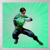 Green Lantern & Glowing Ring Poster (Vorne)