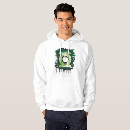 Green Lantern Graffiti Symbol Hoodie (Vorne ganz)