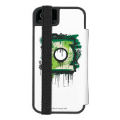 Green Lantern Graffiti Symbol Incipio iPhone Geldbeutel-Hülle (Folio Rückseite)