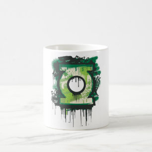 Green Lantern Graffiti Symbol Kaffeetasse