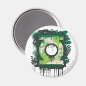 Green Lantern Graffiti Symbol Magnet (Vorderseite/Rückseite)