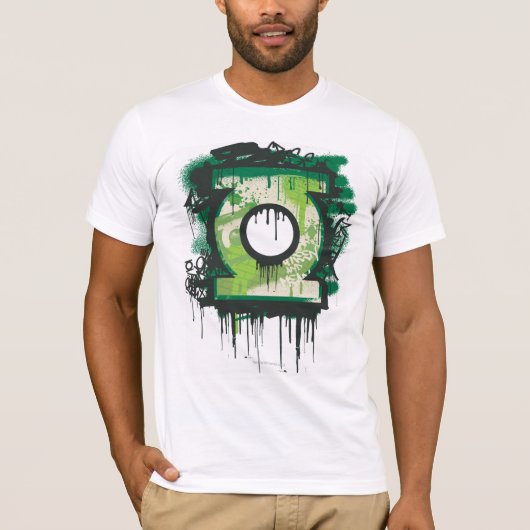 Green Lantern Graffiti Symbol T-Shirt (Vorderseite)