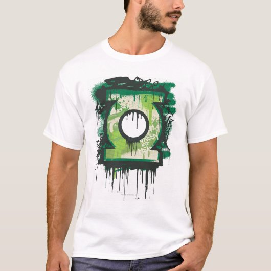 Green Lantern Graffiti Symbol T-Shirt (Vorderseite)