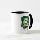 Green Lantern Graffiti Symbol Tasse (VorderseiteRechts)