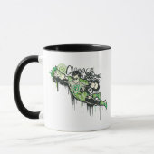 Green Lantern Graffiti-Zeichen Tasse (Links)