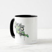 Green Lantern Graffiti-Zeichen Tasse (Vorderseite Links)