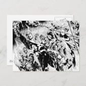 Green Lantern Group Postkarte (Vorne/Hinten)