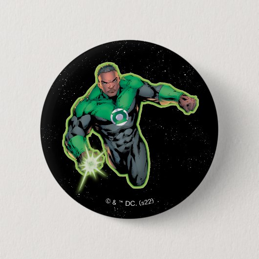 Green Lantern John Stewart Button (Vorderseite)