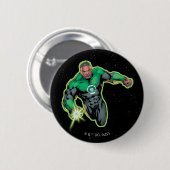 Green Lantern John Stewart Button (Vorne & Hinten)