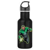 Green Lantern John Stewart Edelstahlflasche (Vorderseite)