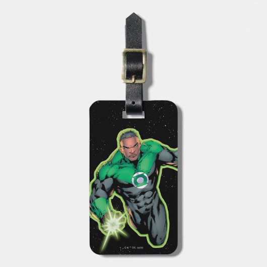 Green Lantern John Stewart Gepäckanhänger (Vorderseite vertikal)