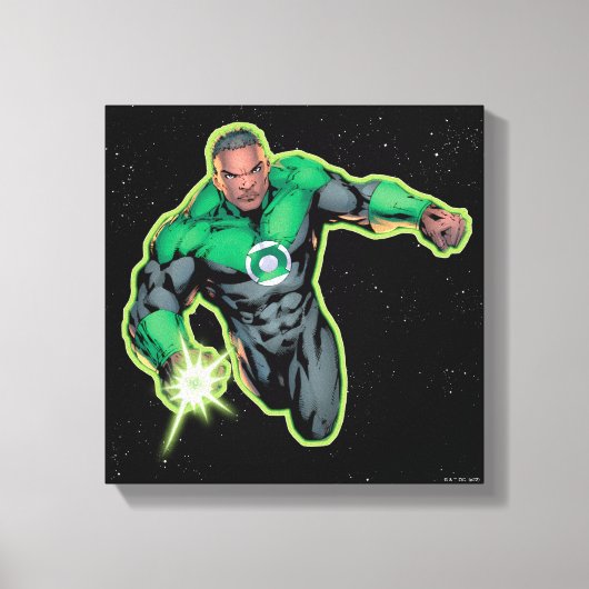 Green Lantern John Stewart Leinwanddruck (Vorderseite)