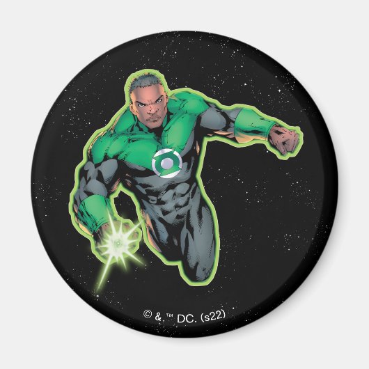 Green Lantern John Stewart Magnet (Vorne)